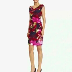 NWT Ralph Lauren green label cowl neck dress